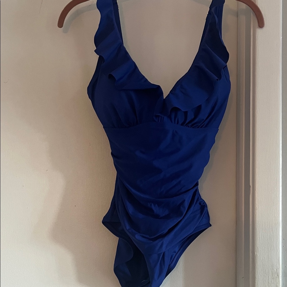New DKNY Vibrant Blue Swimwear